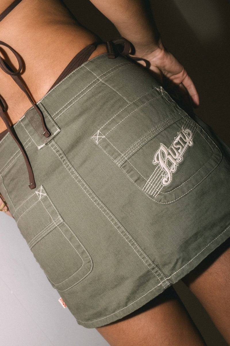 Dirtbag Cargo Low Rise Mini Skirt |