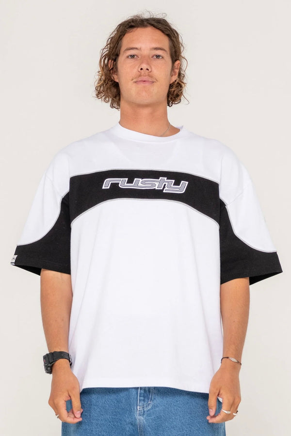 Kinetic Short Sleeve Heavy Tee | White