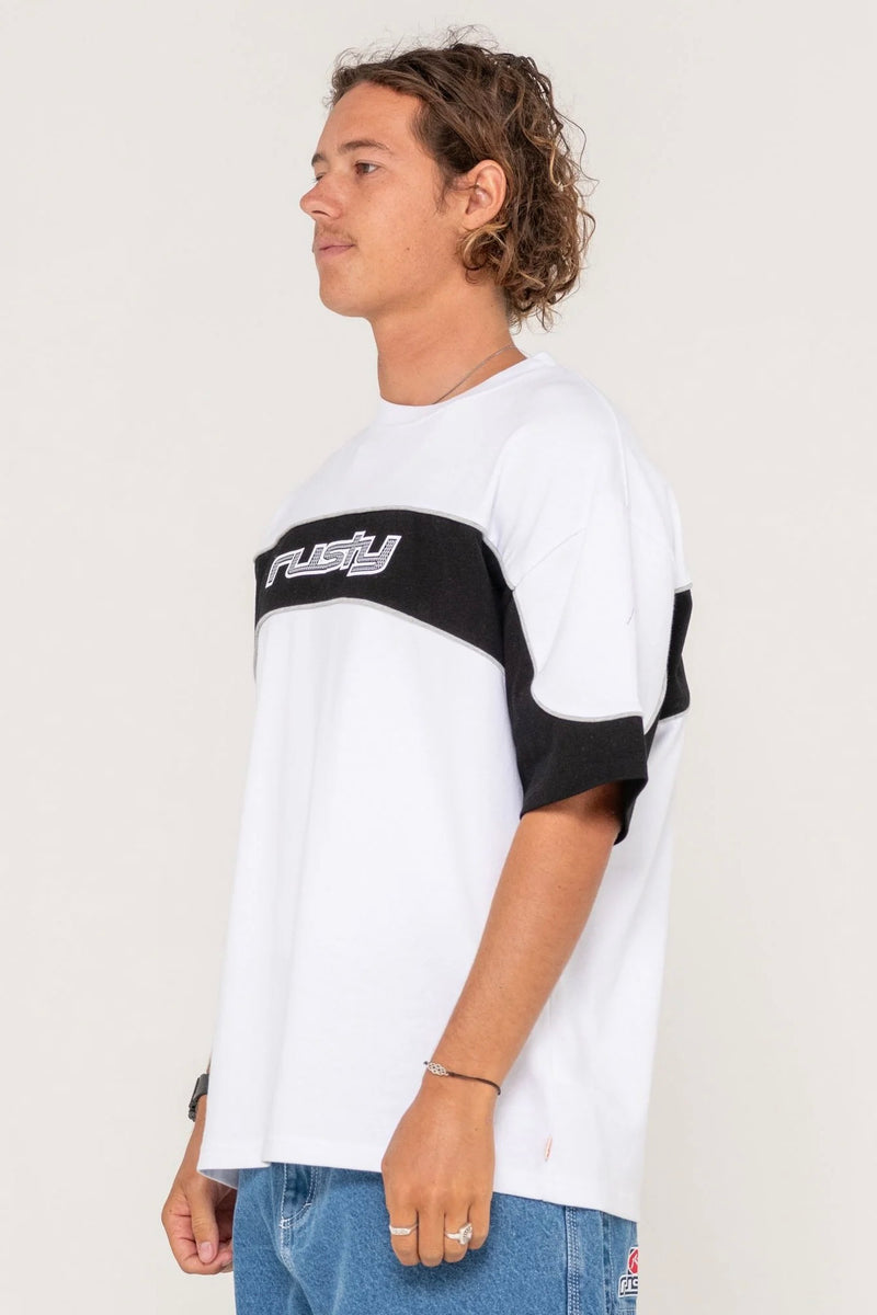 Kinetic Short Sleeve Heavy Tee | White