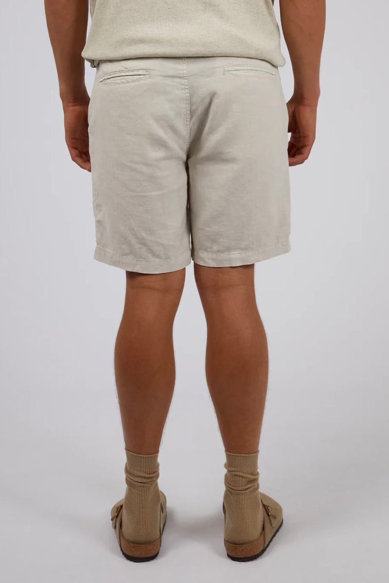 Tab Linen Short | Oat