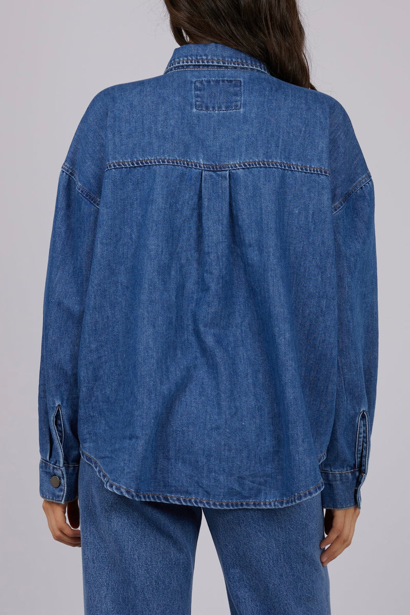 Maci Denim Shirt | Heritage Blue