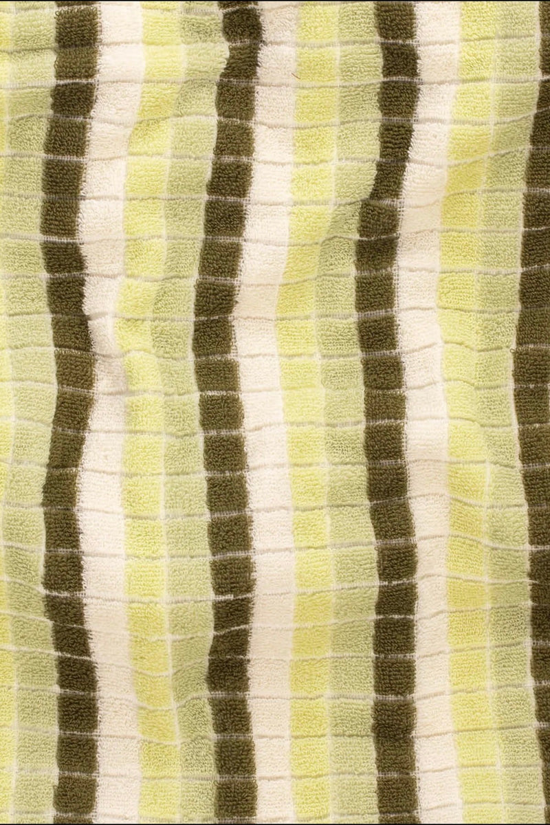 Layday striped cotton beach towel