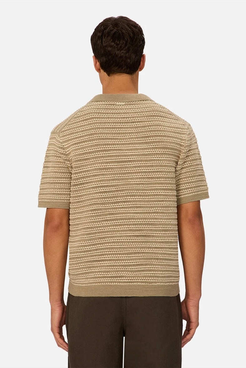 The Matera Polo – Olive/Stone by Industrie