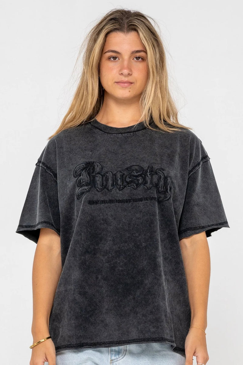 Roxanne Feeln Rusty Oversized Tee by Rusty