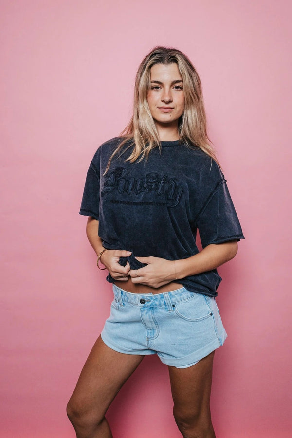 Roxanne Feeln Rusty Oversized Tee by Rusty