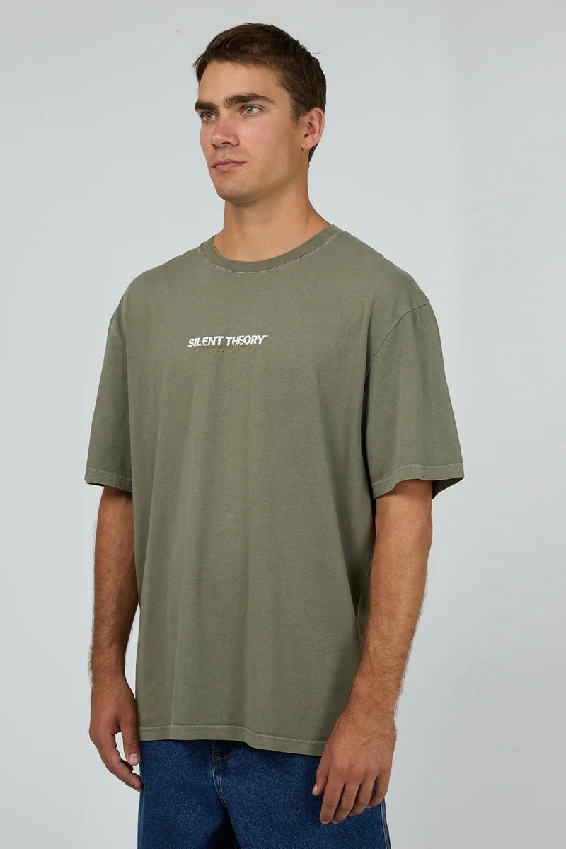 Stayin’ Ahead Tee – Olive | Silent Theory