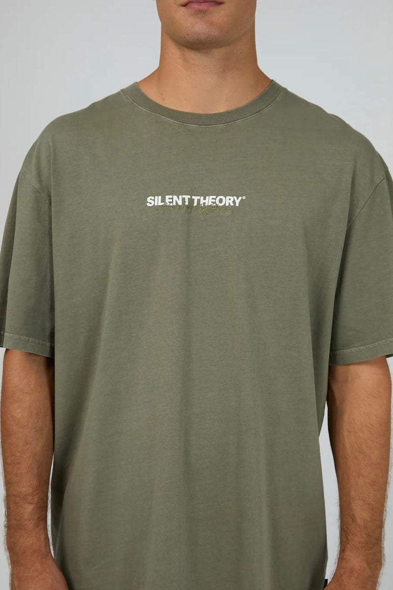 Stayin’ Ahead Tee – Olive | Silent Theory