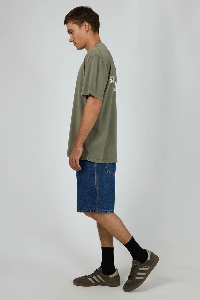 Stayin’ Ahead Tee – Olive | Silent Theory