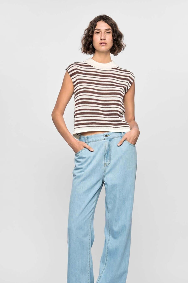 Palmer Stripe Knit Tank