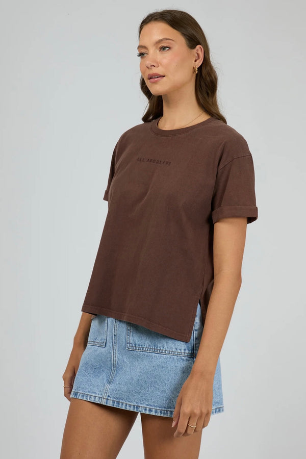 Washed Tee Brown