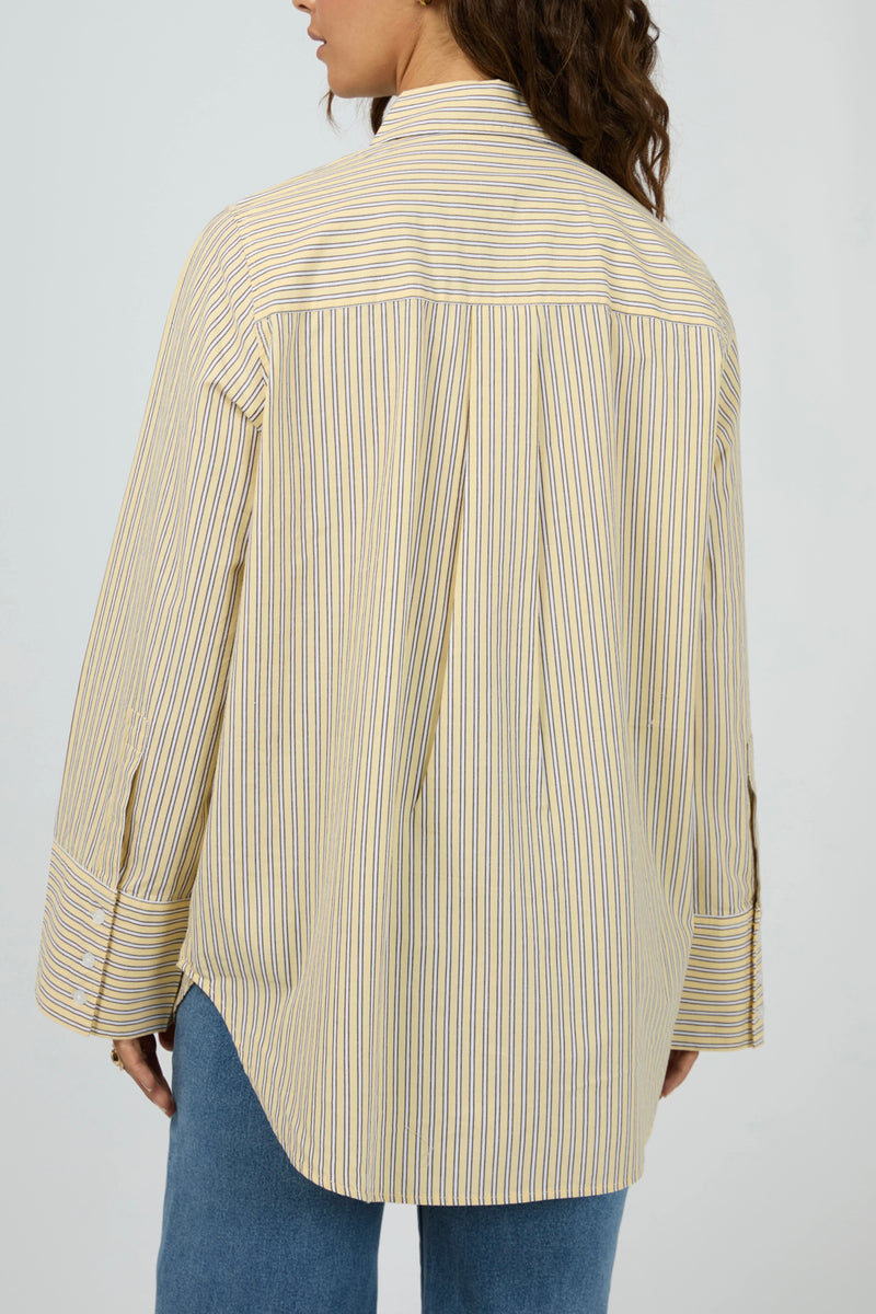 Nara Stripe Shirt Yellow