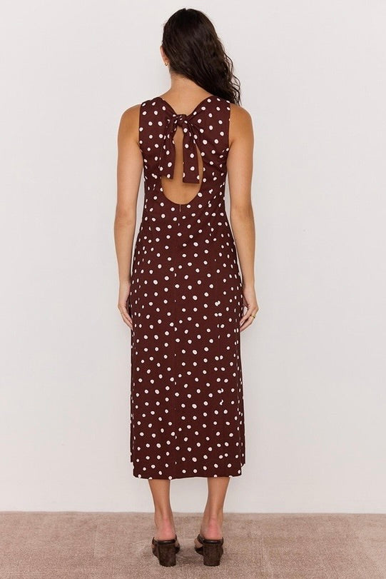 Cedar Tie Back Midi Dress