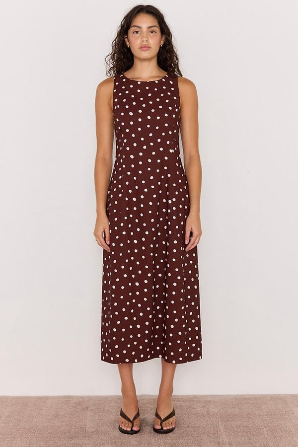 Cedar Tie Back Midi Dress