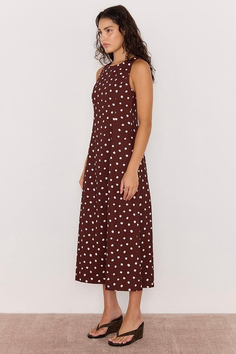 Cedar Tie Back Midi Dress