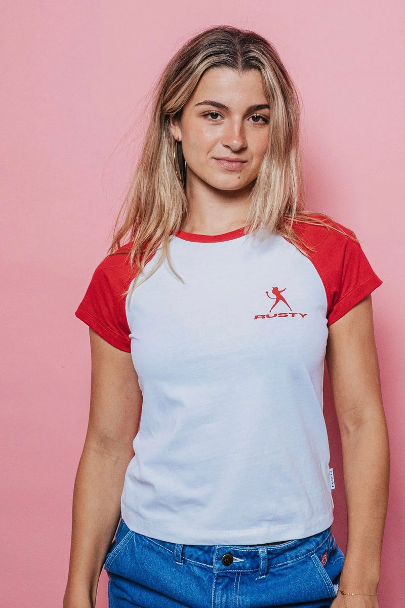 Rusty Devil Baby Tee front view