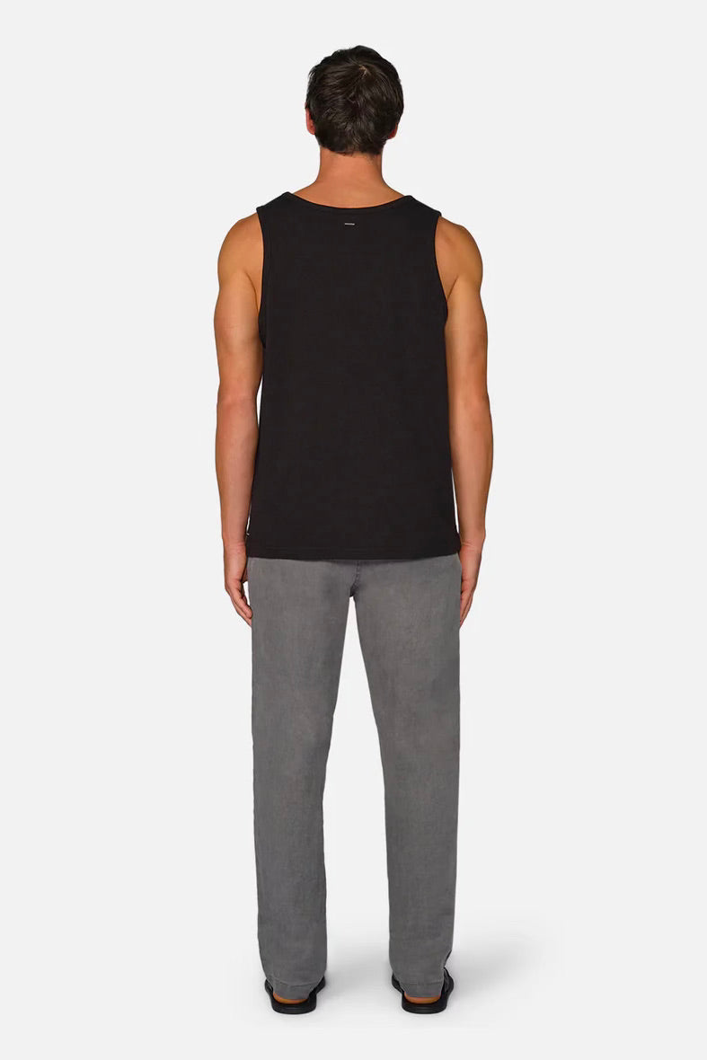 Capri Linen Pant | Gun Metal