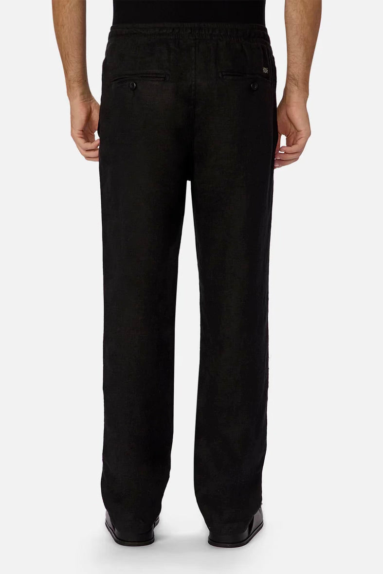 Capri Linen Pant | YD Black