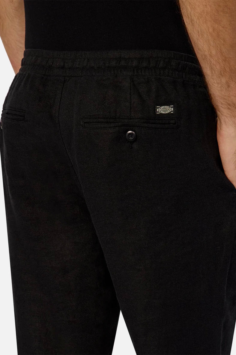 Capri Linen Pant | YD Black