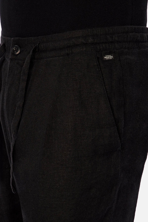 Capri Linen Pant | YD Black