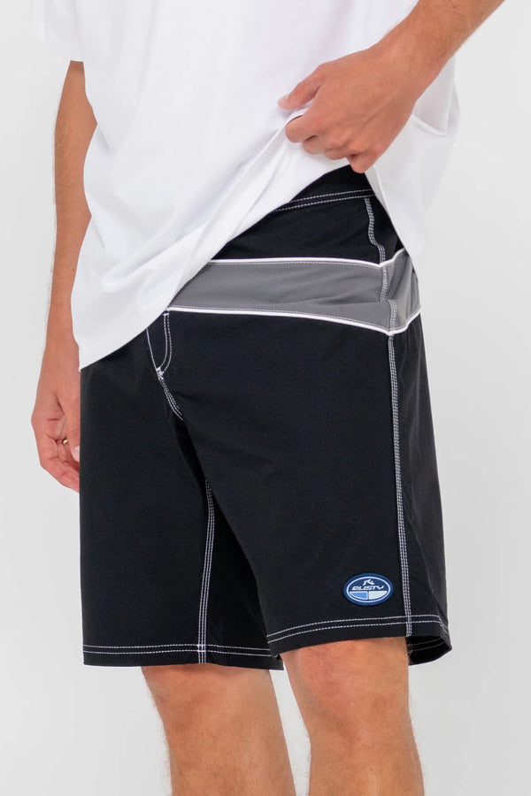 Chop Suey Boardshort | Black and Grey