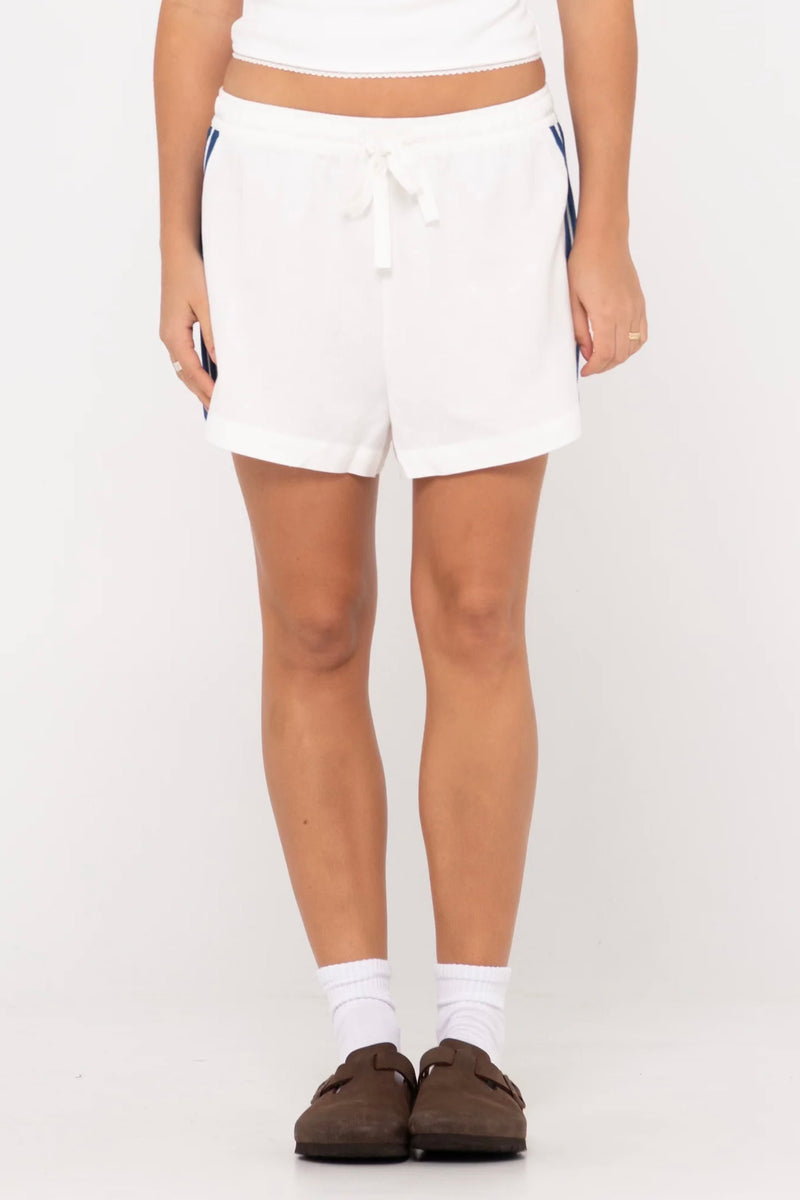 Palm Springs Lounge Short | White and Blue