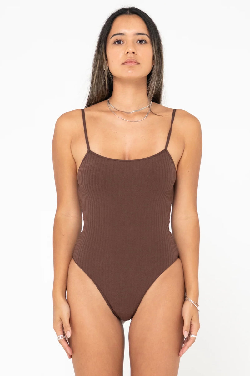 Lucky Rib Towelling One Piece | Java