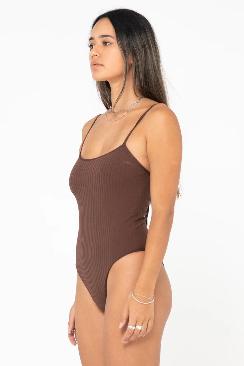 Lucky Rib Towelling One Piece | Java