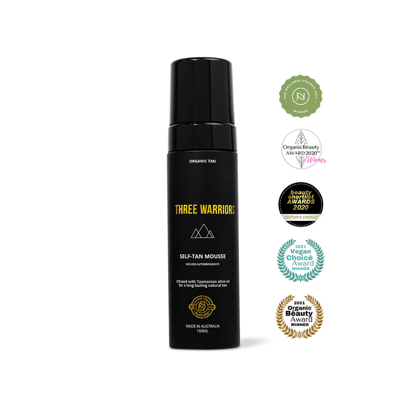 Self Tanning Mousse | Organic, Vegan by Three Warriors