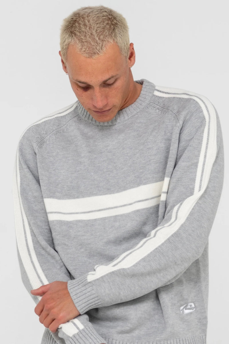 White Lines 2.0 Crew Knit