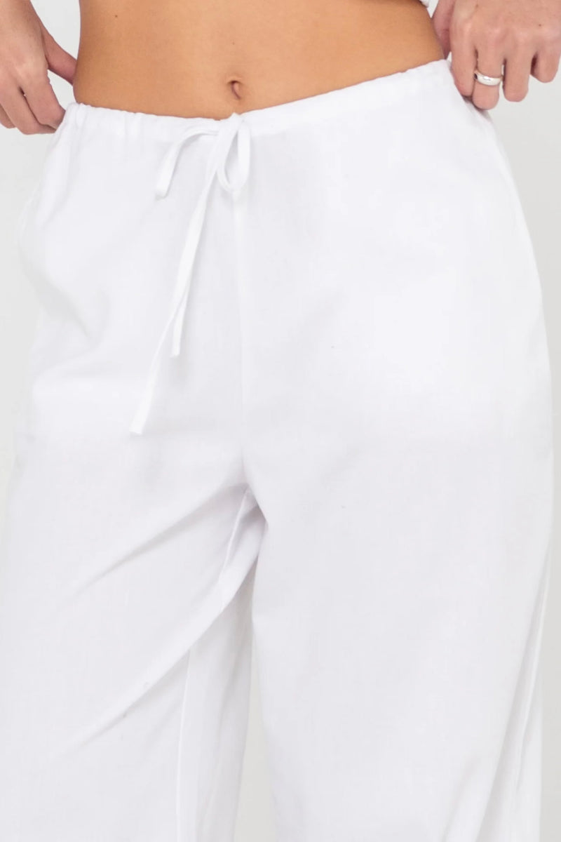 Palm Springs Lounge Pant | White