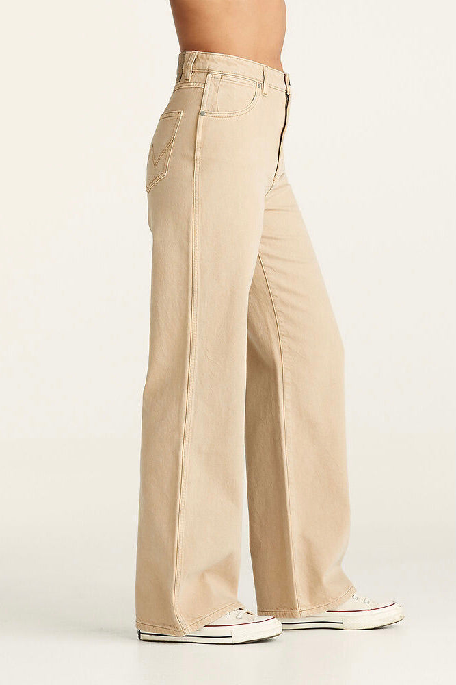 Hi Bells Flared Jean | Earthy Sand