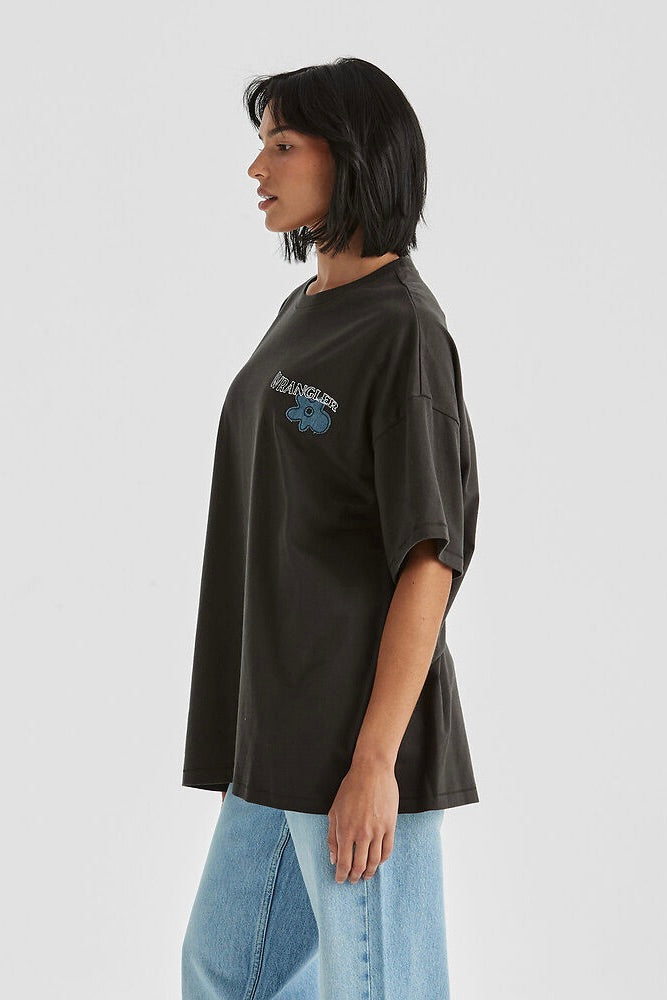 Denim Daizie Boxy Slouch Tee | Worn Black