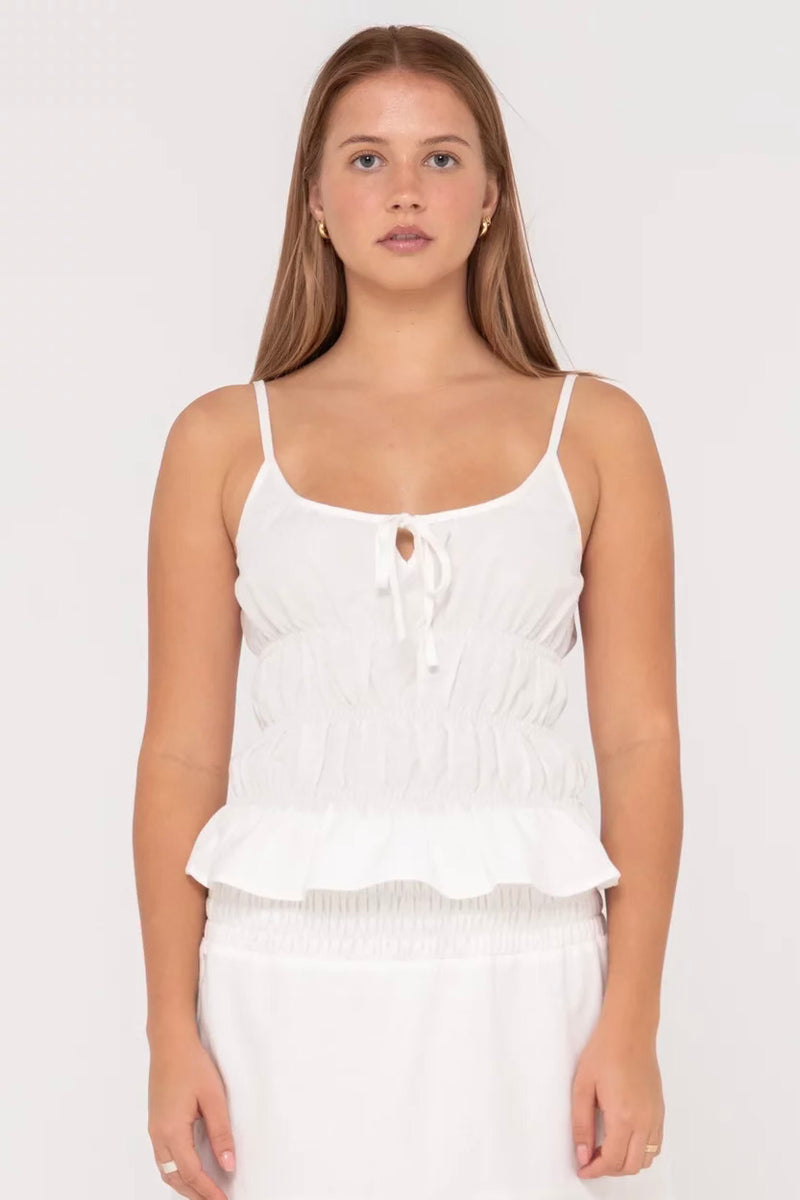 Palm Springs Slip Skimmer Top | Snow