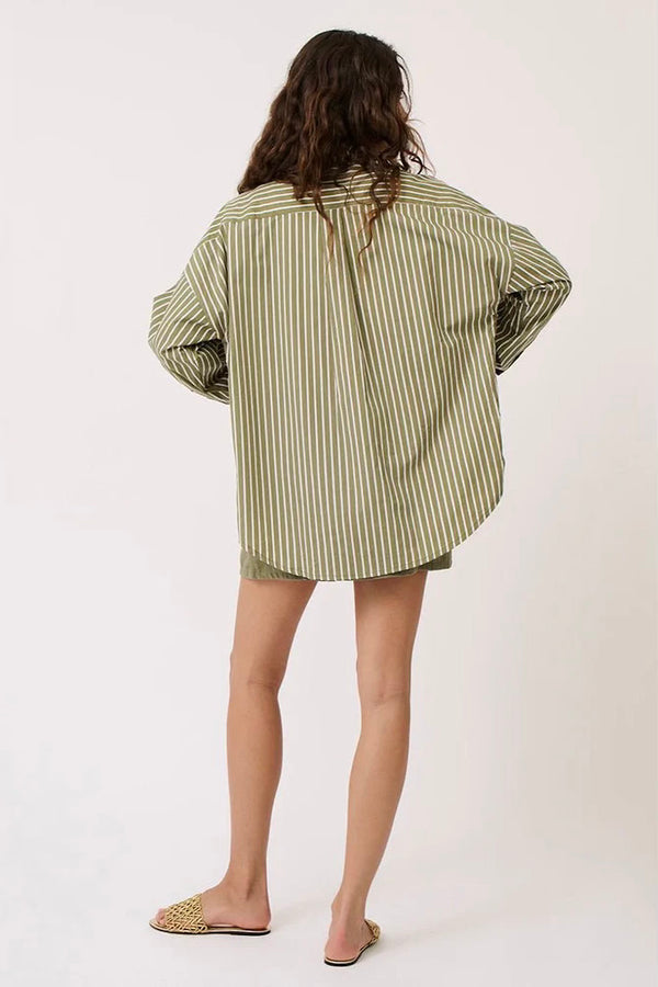 Tammy Shirt | Palm Stripe